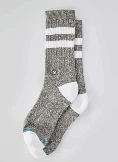 meia stance cinza mescla com listras meia stance cinza mescla com listras