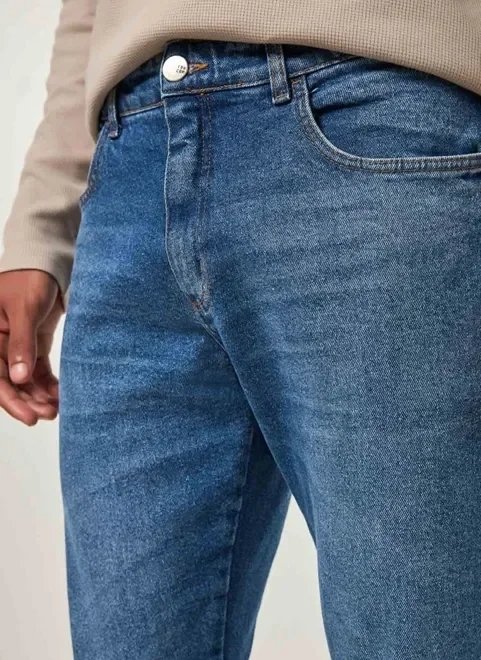 calça slim jeans escuro calça slim jeans escuro