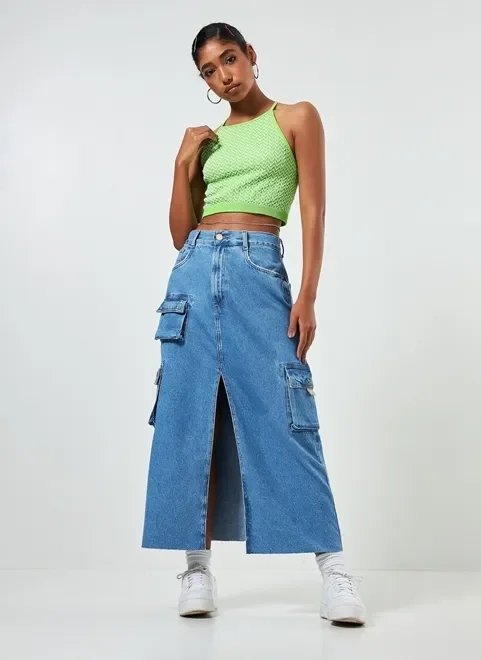 blusa cropped seamless verde neon blusa cropped seamless verde neon