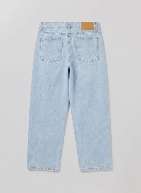 calça reta jeans marmorizada calça reta jeans marmorizada