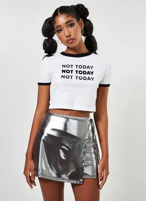 blusa cropped not today gen me blusa cropped not today gen me