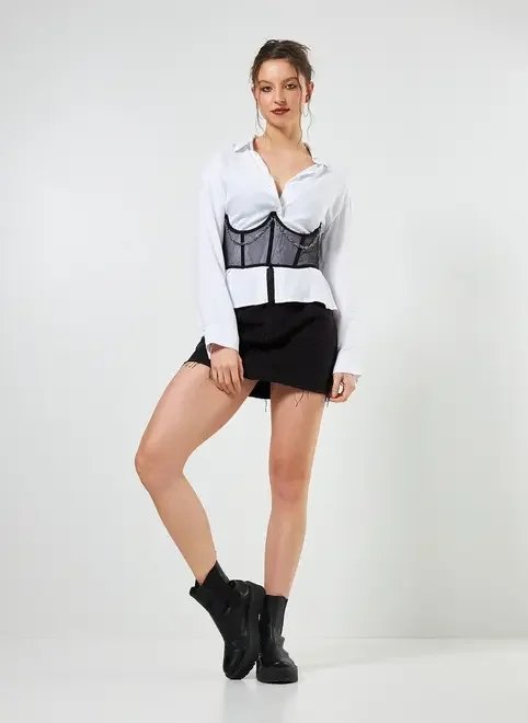 corset com corrente corset com corrente