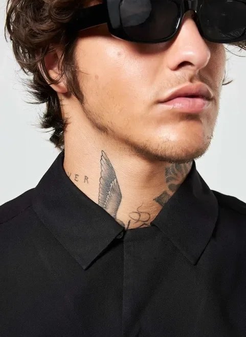 camisa oversized de manga curta camisa oversized de manga curta