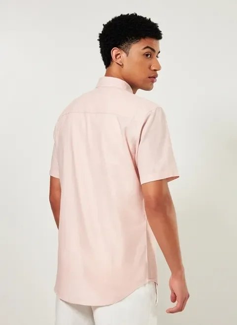 camisa com linho tom pastel camisa com linho tom pastel