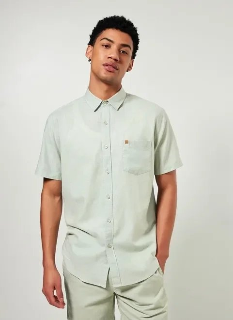 camisa com linho tom pastel camisa com linho tom pastel