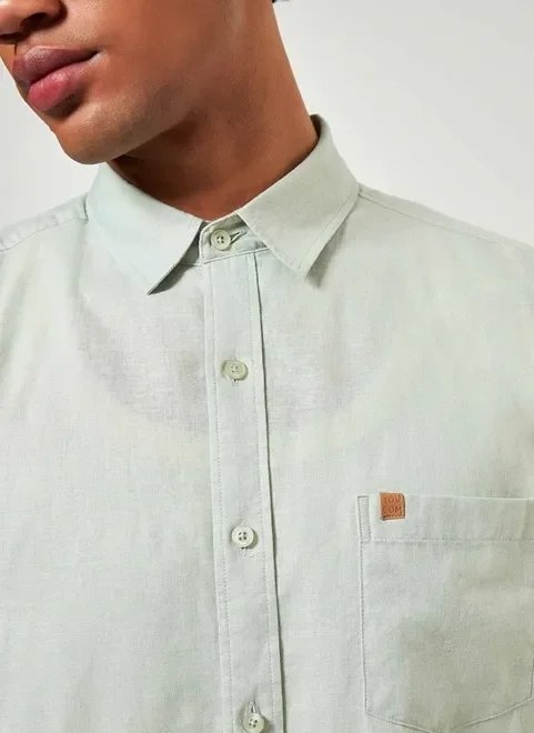 camisa com linho tom pastel camisa com linho tom pastel