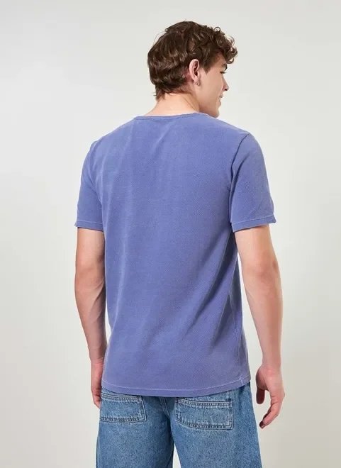 camiseta em malha texturizada camiseta em malha texturizada