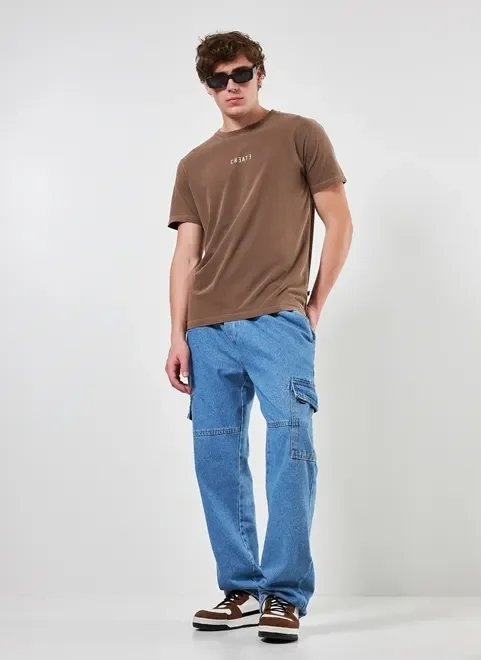 camiseta marrom estonada create camiseta marrom estonada create