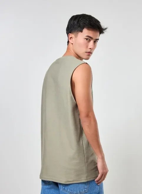 camiseta regata texturizada camiseta regata texturizada