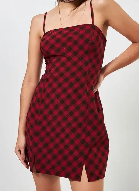 vestido tubinho xadrez vermelho vestido tubinho xadrez vermelho