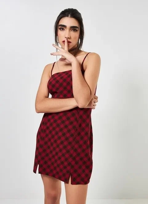 vestido tubinho xadrez vermelho vestido tubinho xadrez vermelho