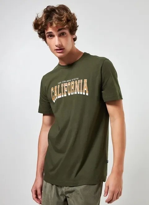 camiseta verde militar califórnia camiseta verde militar califórnia