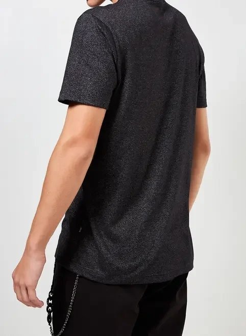 camiseta preta mescla escrito camiseta preta mescla escrito