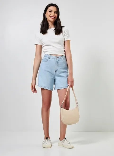 blusa cropped ribana com franzido blusa cropped ribana com franzido