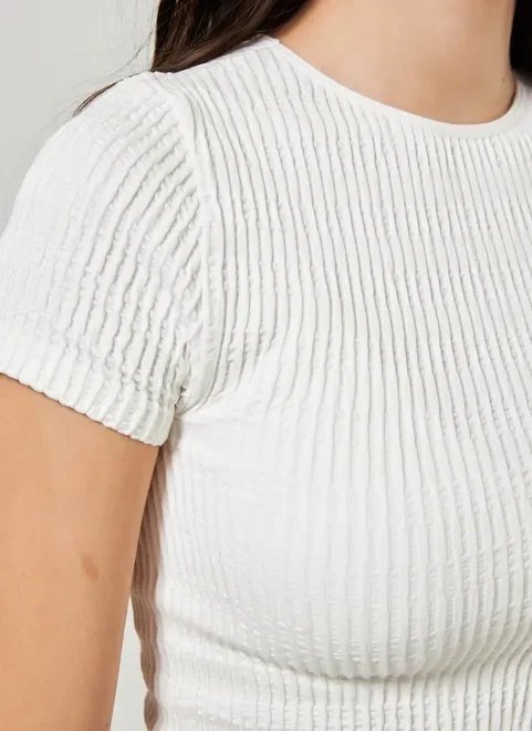 blusa seamless com textura listrada blusa seamless com textura listrada