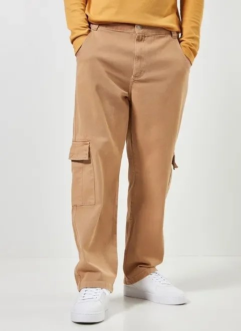 calça cargo em sarja caqui calça cargo em sarja caqui