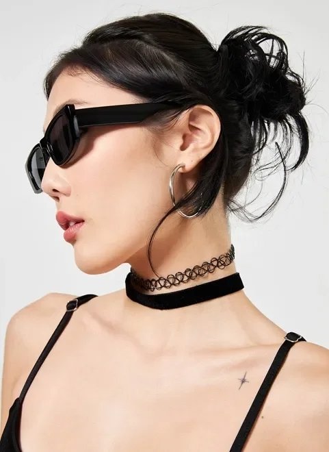 kit chockers strass e veludo kit chockers strass e veludo