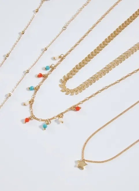 conjunto colares pedrinhas e estrela conjunto colares pedrinhas e estrela