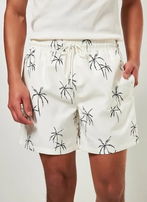bermuda de banho estampa de coqueiros bermuda de banho estampa de coqueiros