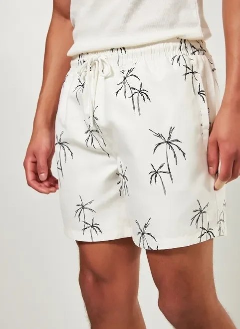 bermuda de banho estampa de coqueiros bermuda de banho estampa de coqueiros