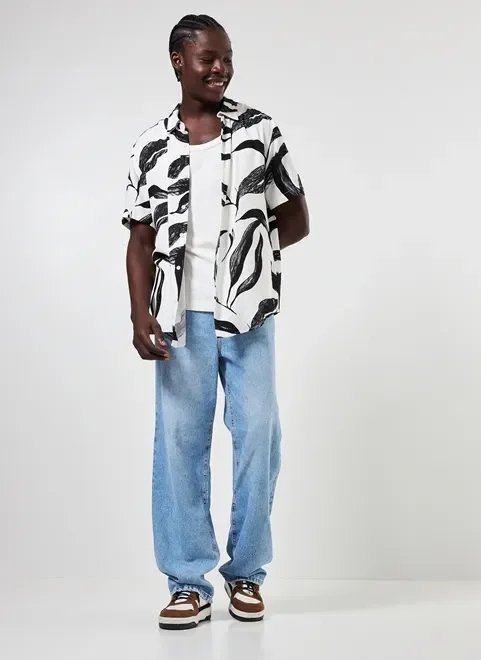 camisa off-white floral preto camisa off-white floral preto