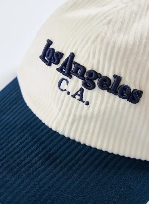 boné em veludo cotelê los angeles boné em veludo cotelê los angeles