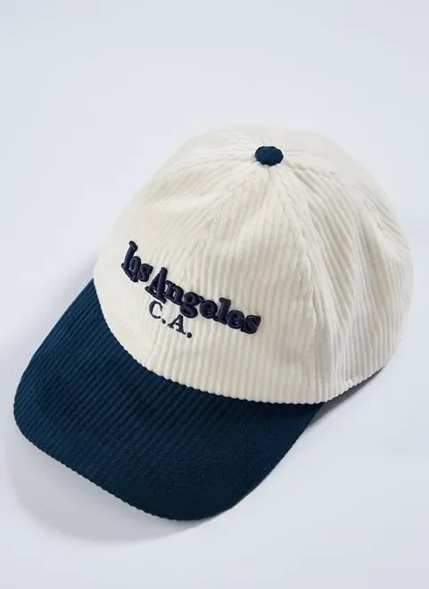 boné em veludo cotelê los angeles boné em veludo cotelê los angeles