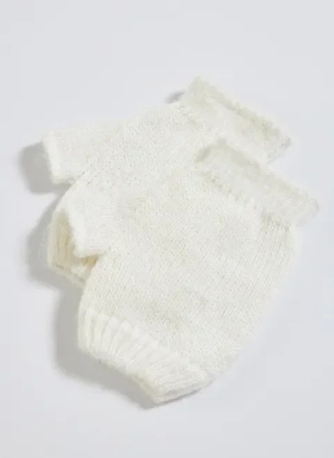 luva sem dedo off-white luva sem dedo off-white