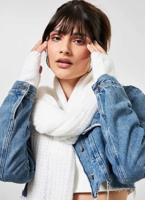 luva sem dedo off-white luva sem dedo off-white