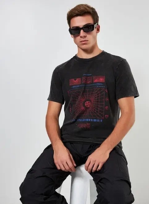 camiseta marmorizada jujutsu kaisen camiseta marmorizada jujutsu kaisen