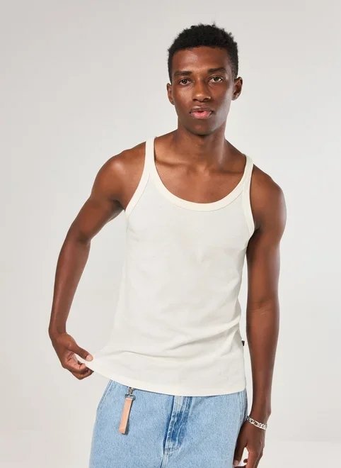 regata slim em ribana alças finas regata slim em ribana alças finas