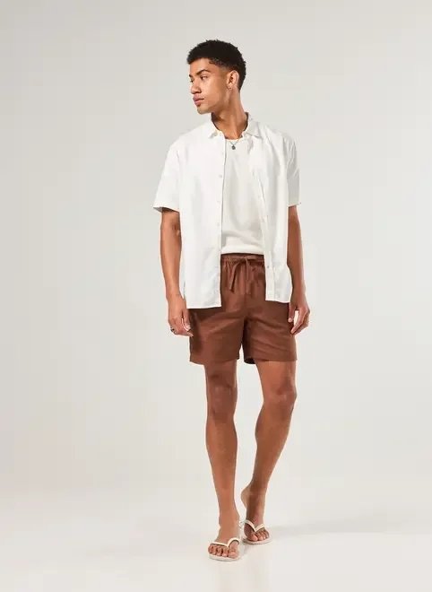 bermuda com linho bermuda com linho