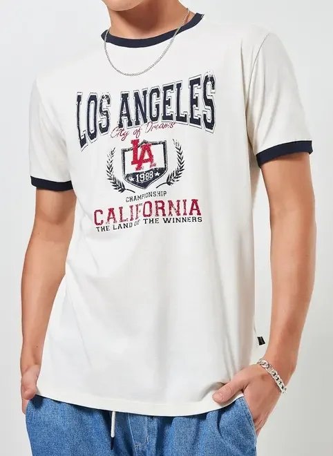 camiseta college los angeles camiseta college los angeles