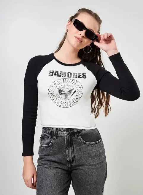 blusa raglan ramones blusa raglan ramones