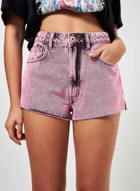 short jeans rosa short jeans rosa