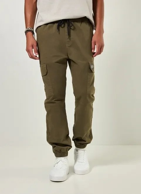 calça jogger verde militar cargo calça jogger verde militar cargo