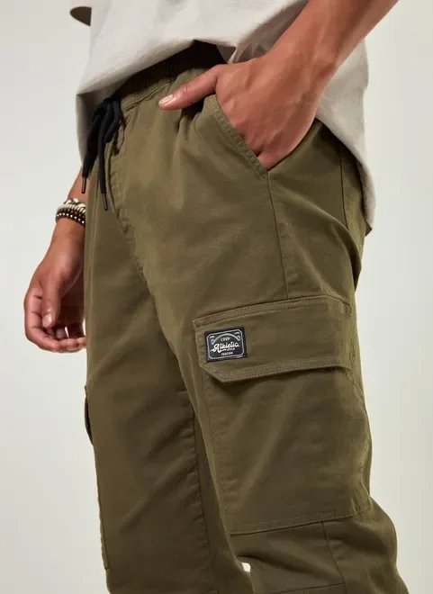 calça jogger verde militar cargo calça jogger verde militar cargo