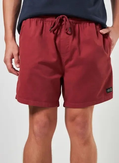 bermuda short em sarja vinho bermuda short em sarja vinho