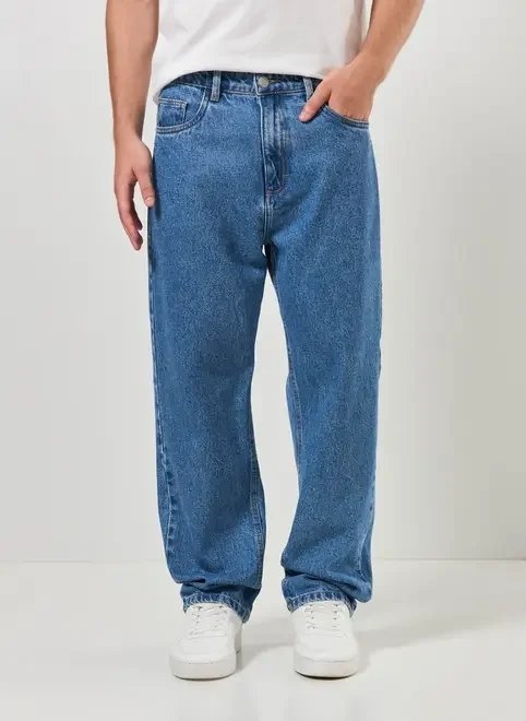 calça reta jeans calça reta jeans