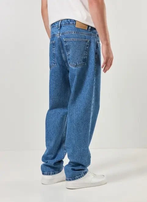 calça reta jeans calça reta jeans