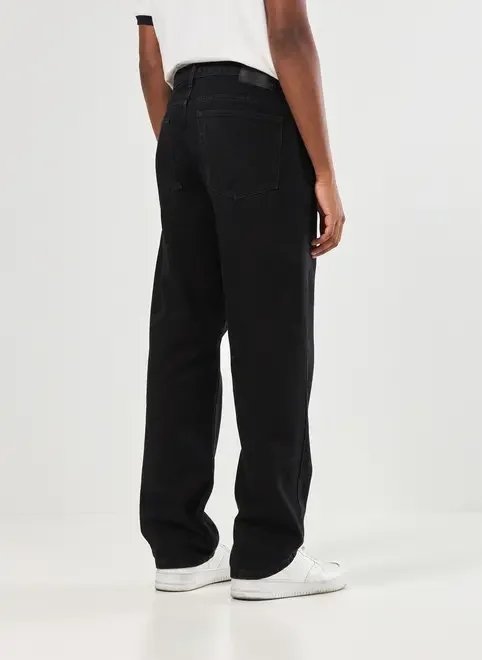 calça reta jeans calça reta jeans