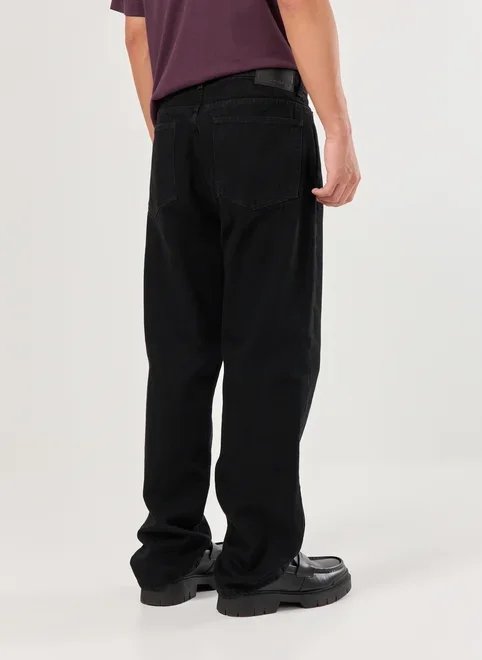 calça reta jeans calça reta jeans