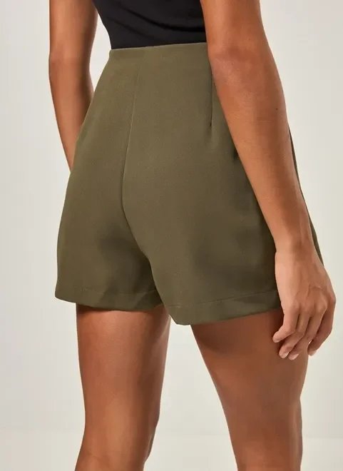 short saia de alfaiataria com fenda short saia de alfaiataria com fenda