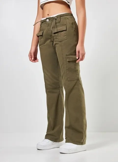 calça cargo verde militar calça cargo verde militar