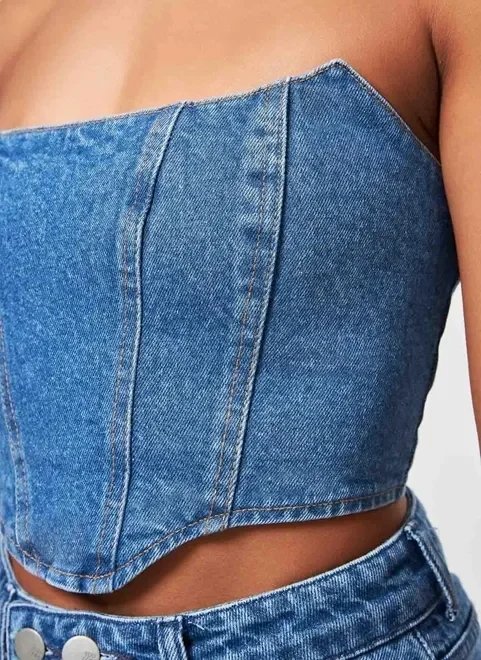 corselet cropped jeans corselet cropped jeans