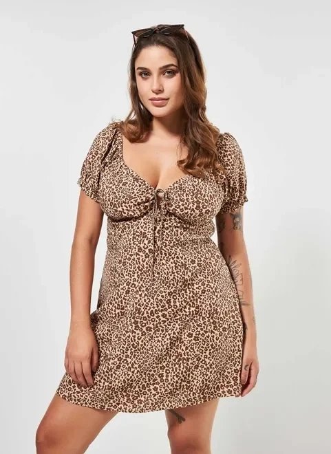 vestido macaquinho animal print oncinha vestido macaquinho animal print oncinha