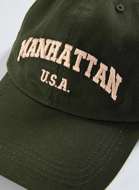 boné verde militar manhattan boné verde militar manhattan
