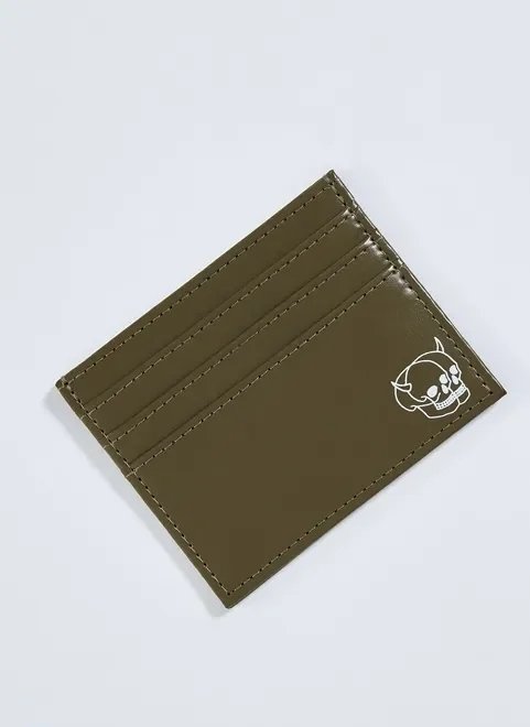 porta cartões verde militar caveira porta cartões verde militar caveira