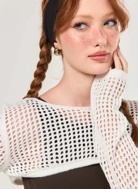 super cropped em tricô abertinho super cropped em tricô abertinho