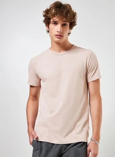 camiseta de manga curta slim camiseta de manga curta slim